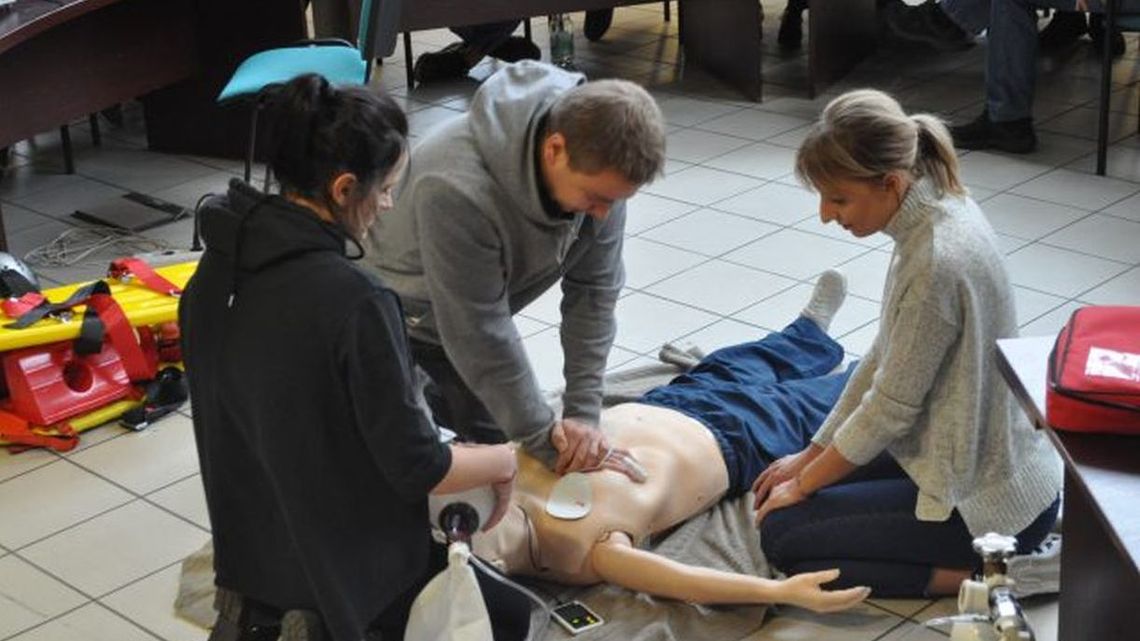 Druhowie z OSP we Włodawie szkolili się z pierwszej pomocy