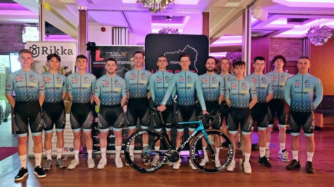 Drużyna Monogo Lubelskie Perła Polski zaprezentowana podczas III Gali Kolarskiej