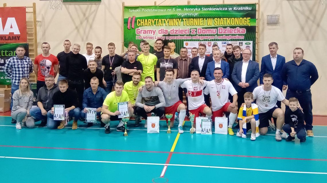 Drużyna Tomasza Brzyskiego wygrała II Charytatywny Turniej w Siatkonogę