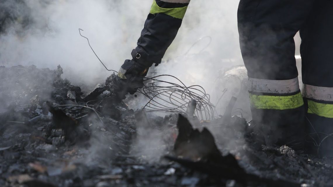 Duży pożar chlewni. Spaliło się kilkadziesiąt świń Duży pożar chlewni. Spaliło się kilkadziesiąt świń