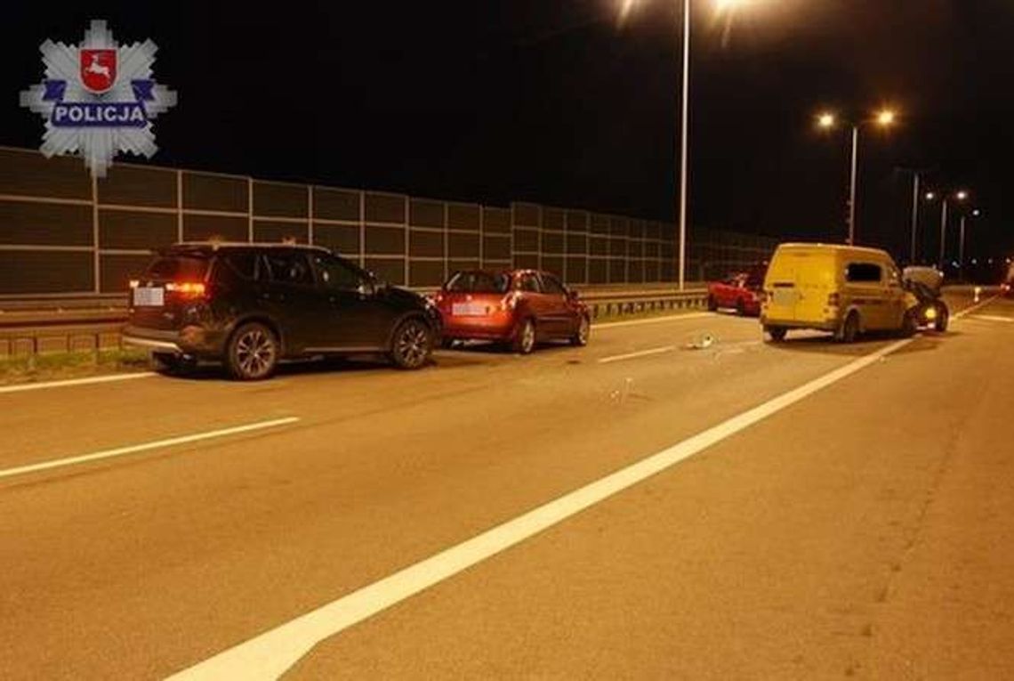 Dwa wypadki na ekspresówce. Zderzyły się cztery auta