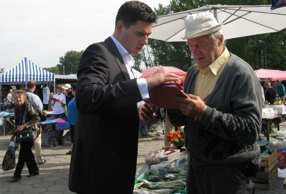 Działacz PiS zaczął kampanię. Z błędem ortograficznym