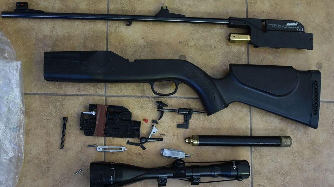 Dzieci były za głośno, więc strzelał do nich z wiatrówki 