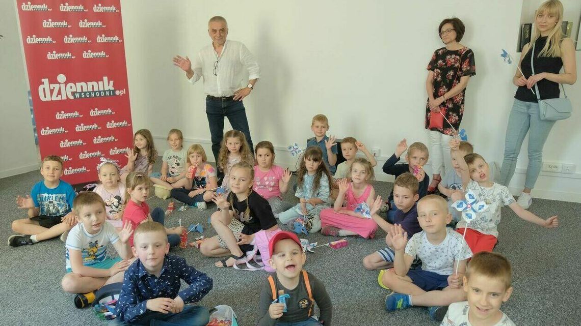Dzień Dziecka. Przedszkolaki odwiedziły naszą redakcję