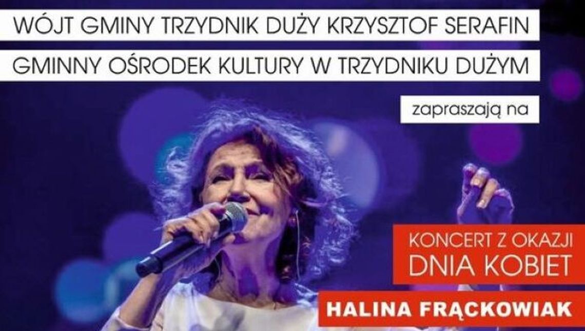 Dzień kobiet z Haliną Frąckowiak w Trzydniku Dużym