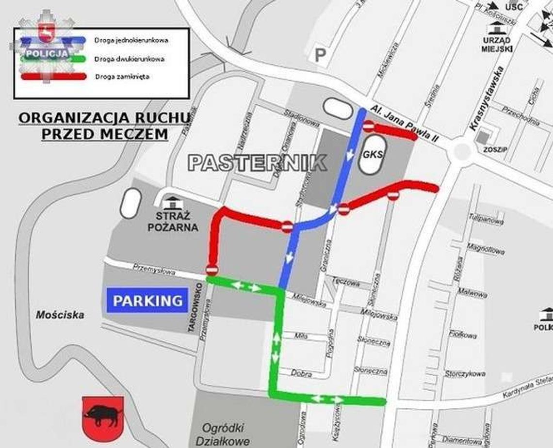 Dziś mecz w Łęcznej. Uwaga na zmiany w ruchu