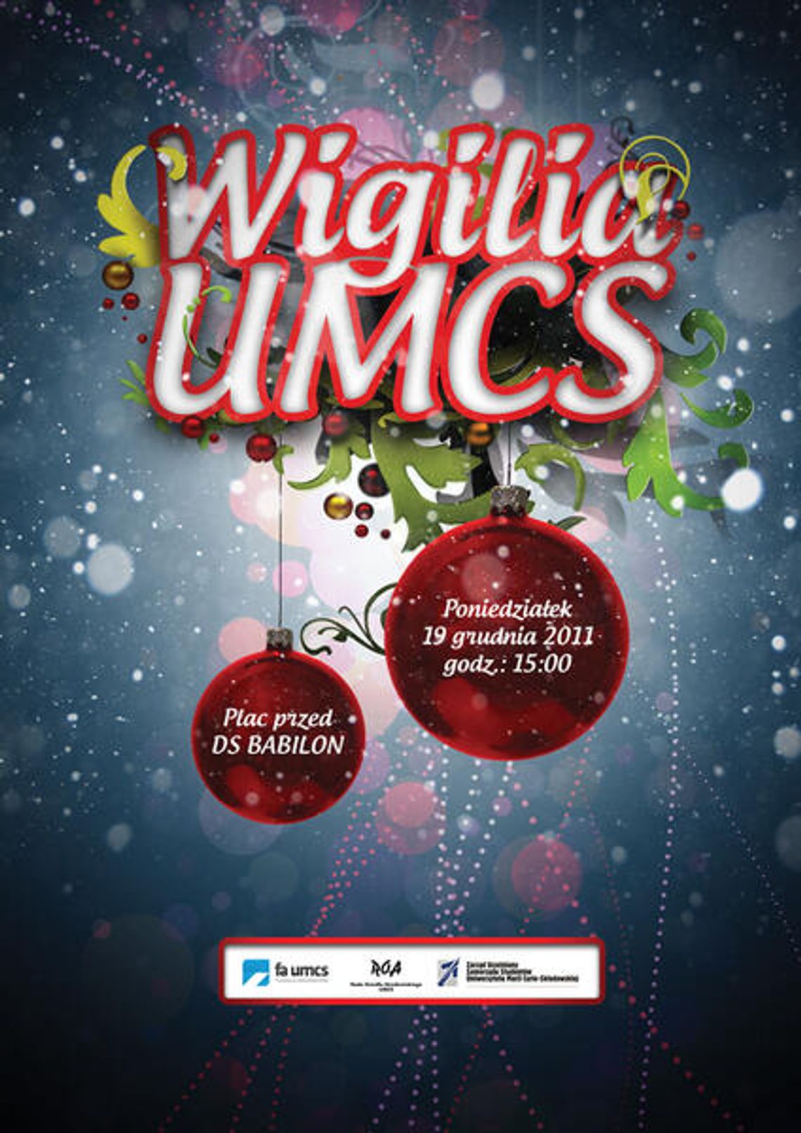 Dziś Wigilia studentów UMCS. Przyjdź na darmowy bigos i barszcz Dziś Wigilia studentów UMCS. Przyjdź na darmowy bigos i barszcz