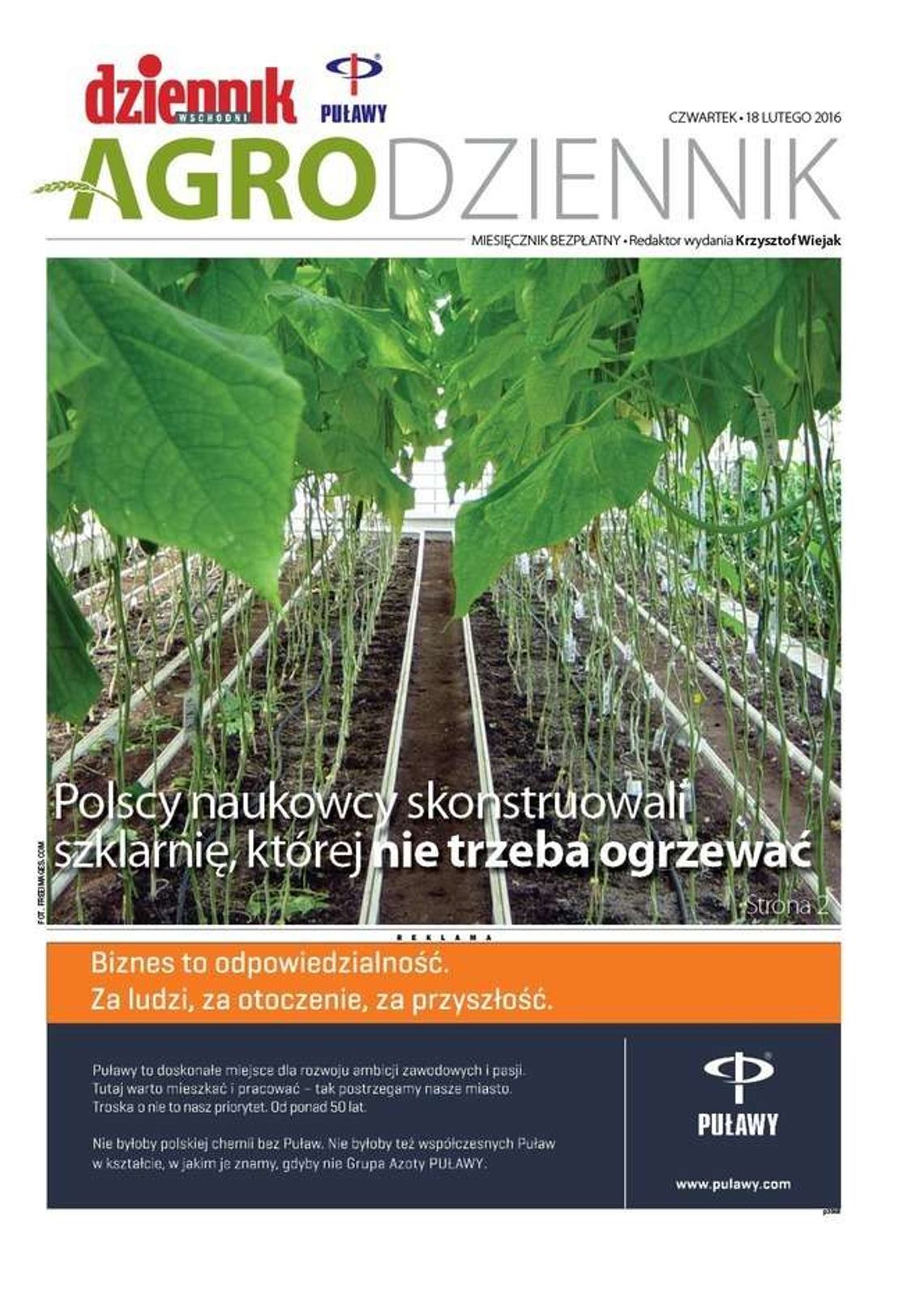 Dzisiaj AgroDziennik za darmo z Dziennikiem Wschodnim Dzisiaj AgroDziennik za darmo z Dziennikiem Wschodnim