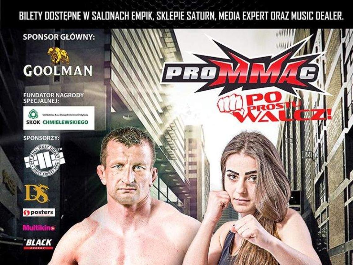 Dzisiaj o godz. 19 w hali MOSiR odbędzie się gala z cyklu PROMMAC: Po prostu walcz!