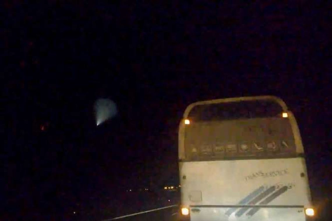 Dziwny, jasny punkt na niebie widziany z okolic Markuszowa. Wyjaśnienie z Rosji