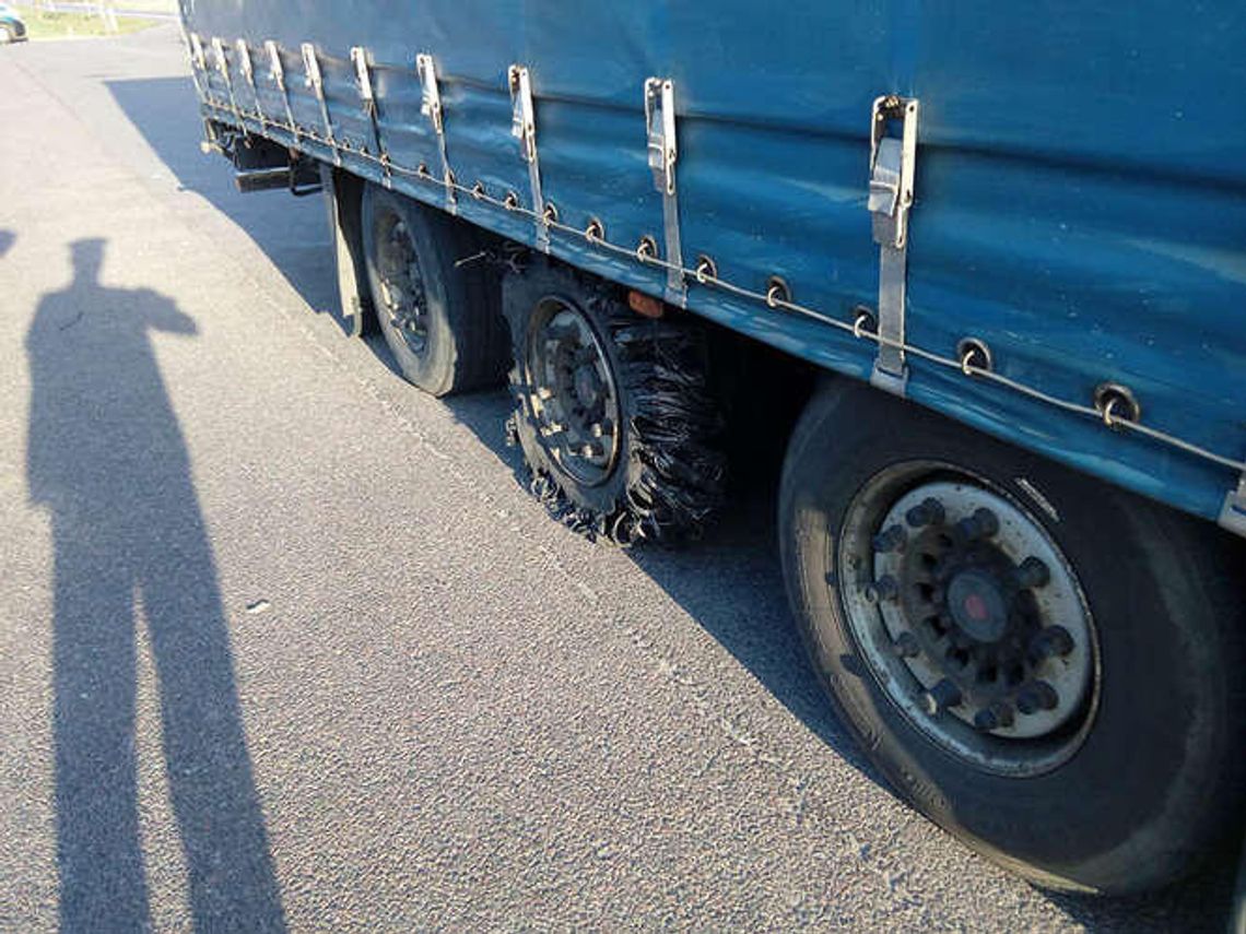 Dziwny odgłos z tira zaniepokoił inspektorów WITD