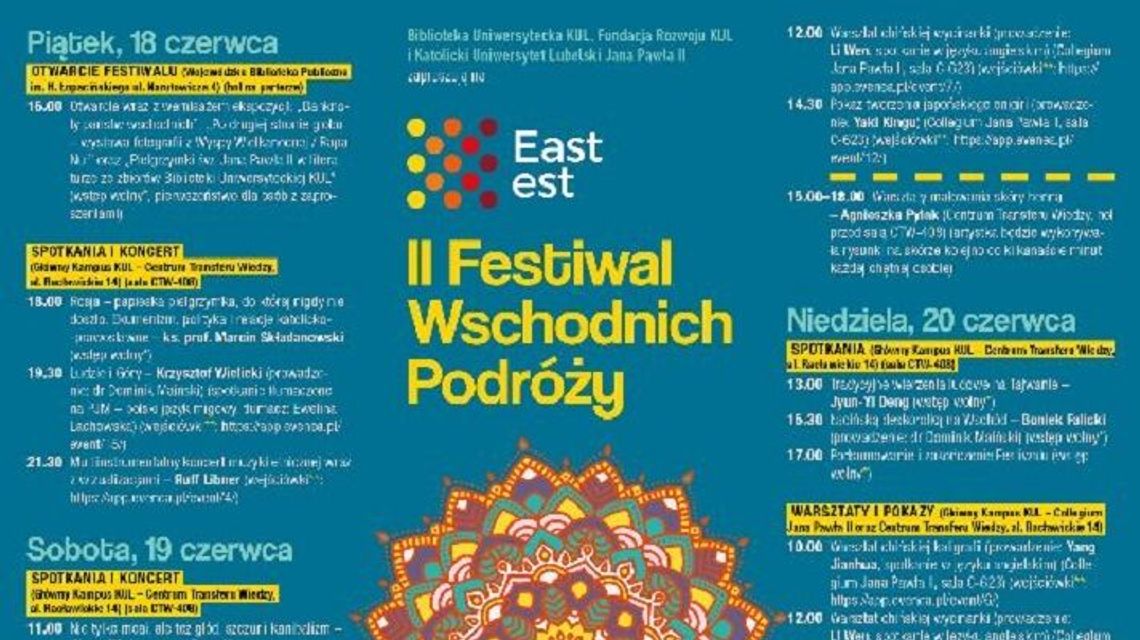 East est - II Festiwal Wschodnich Podróży