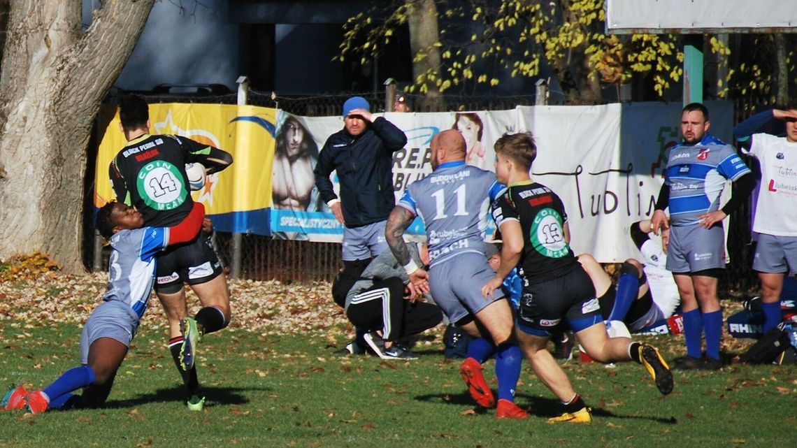 Edach Budowlani Lublin – Master Pharm Rugby Łódź SA 29:7. Nagroda za grę do końca