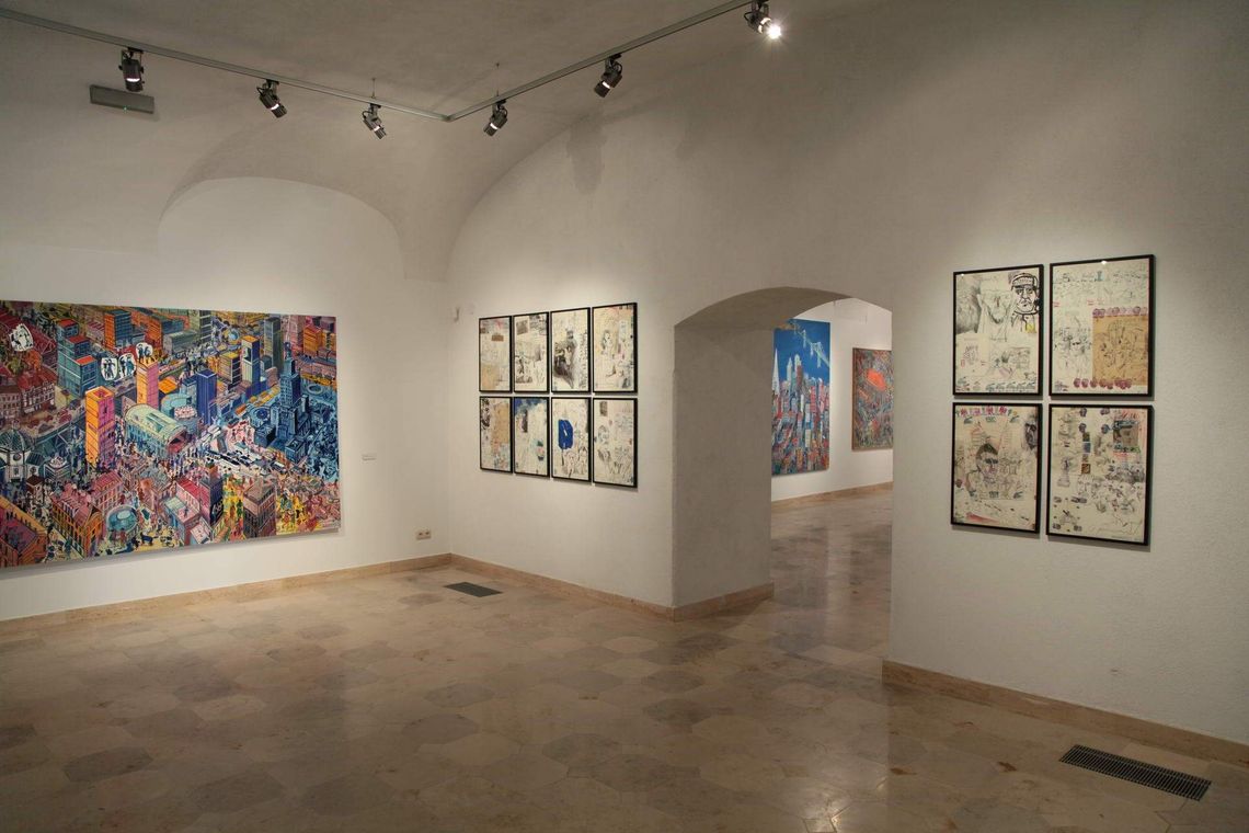 Edward Dwurnik w Galerii Białej