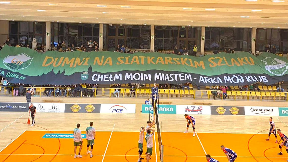 Efektowna oprawa i efektowna wygrana ChKS Arki Chełm Efektowna oprawa i efektowna wygrana ChKS Arki Chełm