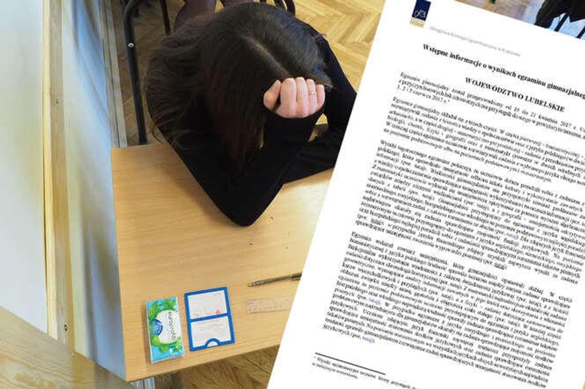 Egzamin gimnazjalny 2017: Wyniki testów gimnazjalnych 2017 w woj. lubelskim