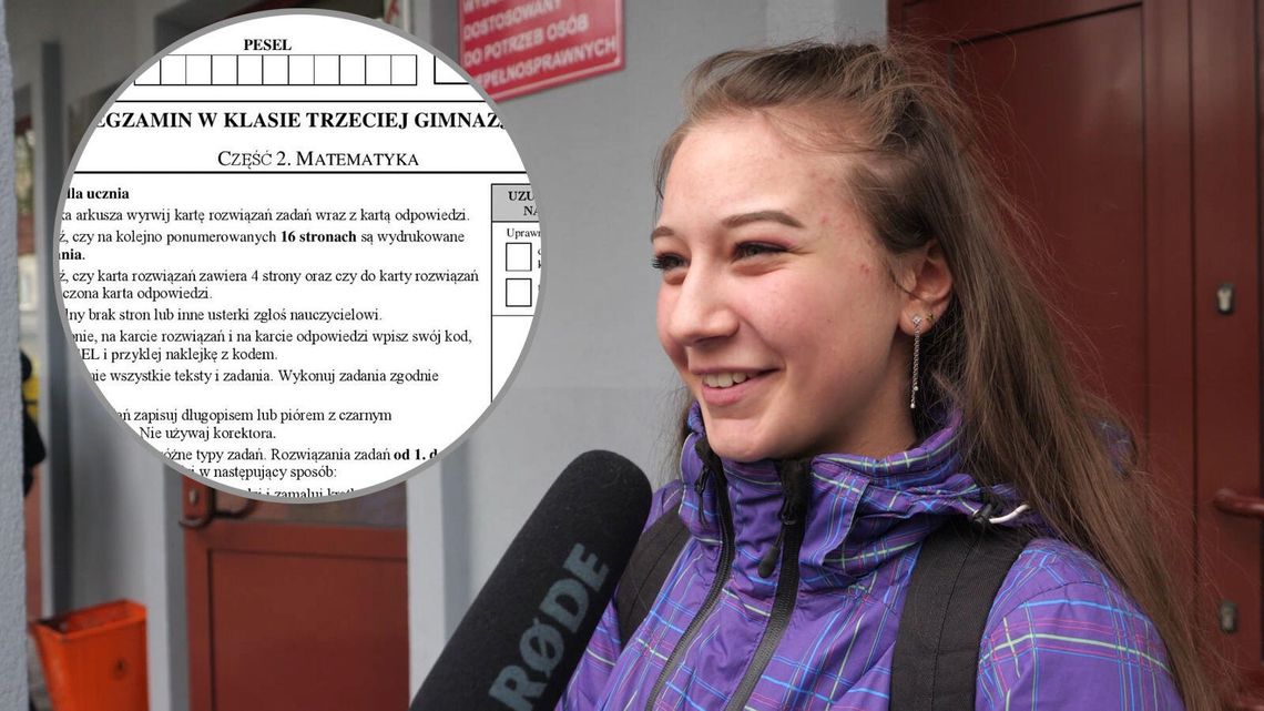Egzamin gimnazjalny 2019. MATEMATYKA [odpowiedzi, arkusze CKE]. "Koszmar. Było bardzo trudno"