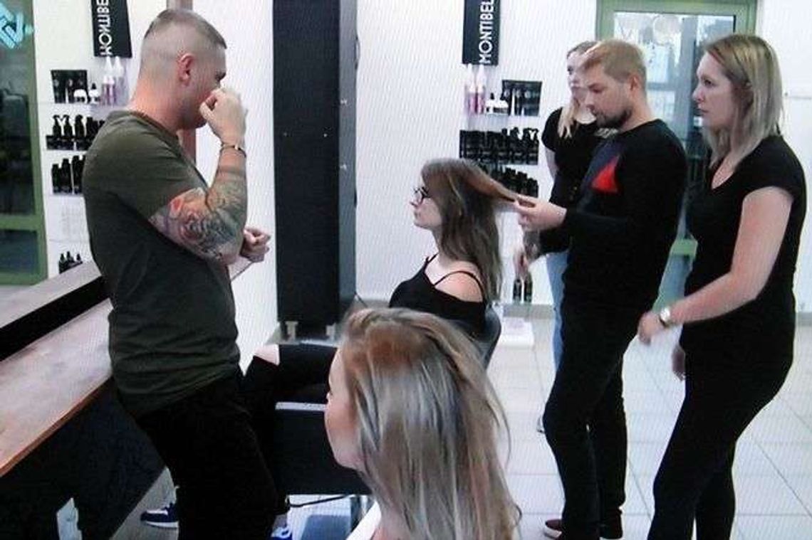Ekipa programu TTV odwiedziła salon fryzjerski w Puławach Ekipa programu TTV odwiedziła salon fryzjerski w Puławach