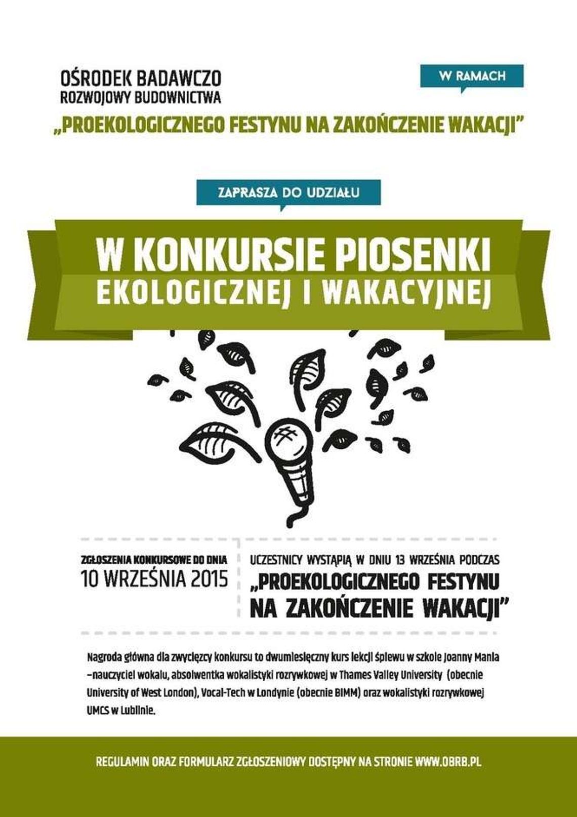 Ekologiczne piosenki w Felicity