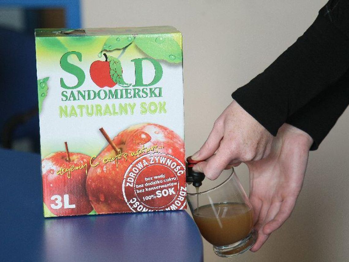 Ekologiczny sok z sandomierskich sadów podbije rynek zdrowej żywności 
