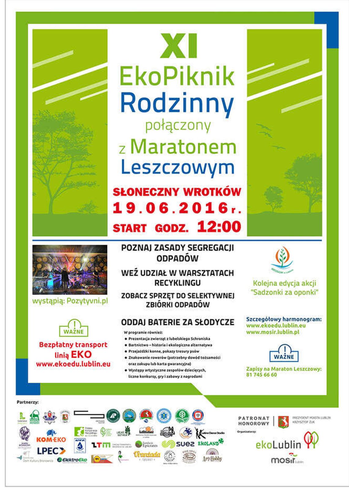 Ekopiknik Rodzinny nad Zalewem Zemborzyckim. Z darmową podwózką