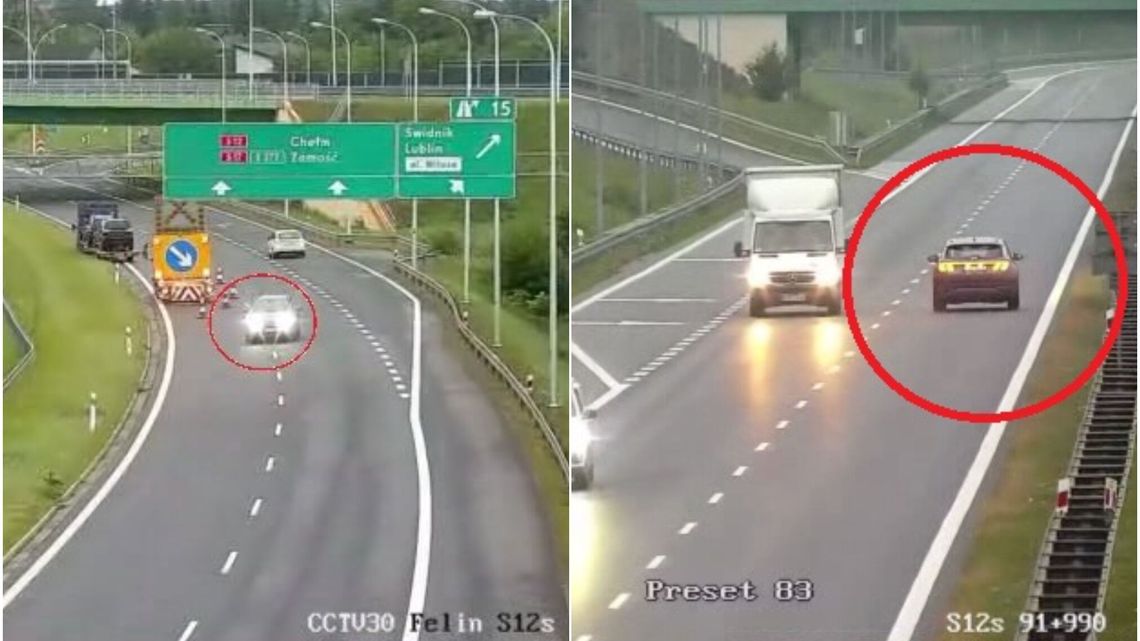 Ekspresówką pod prąd. Taka podróż kosztowała 2,5 tys. zł