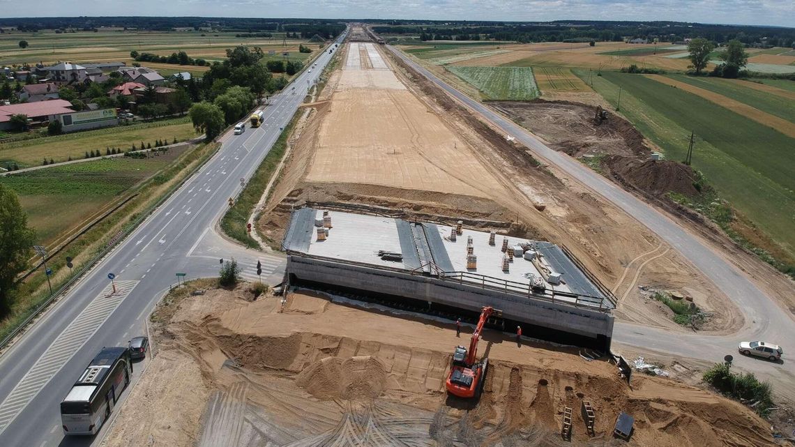 Ekspresówką z Lublina do Garwolina za rok [zdjęcia i wideo z drona]