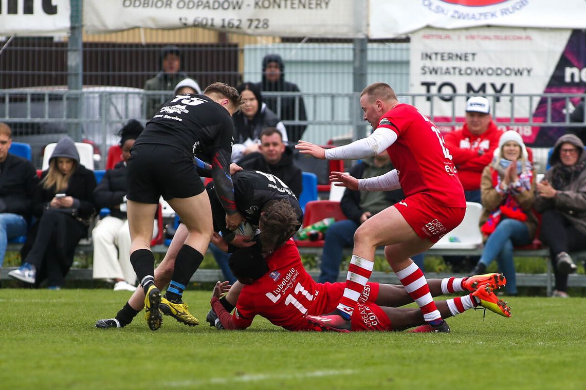Ekstraliga rugby: Walka o medale nie dla PGE Edach Budowlanych Lublin