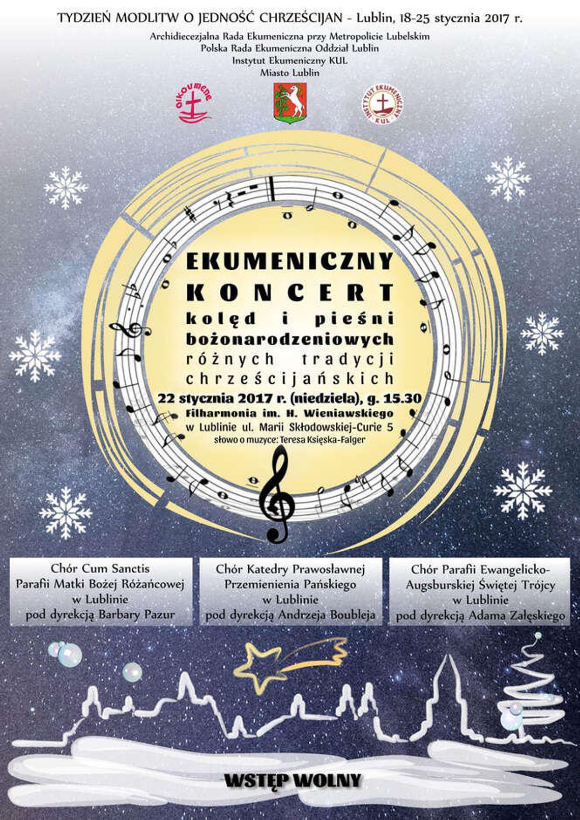 Ekumeniczny koncert kolęd w Filharmonii