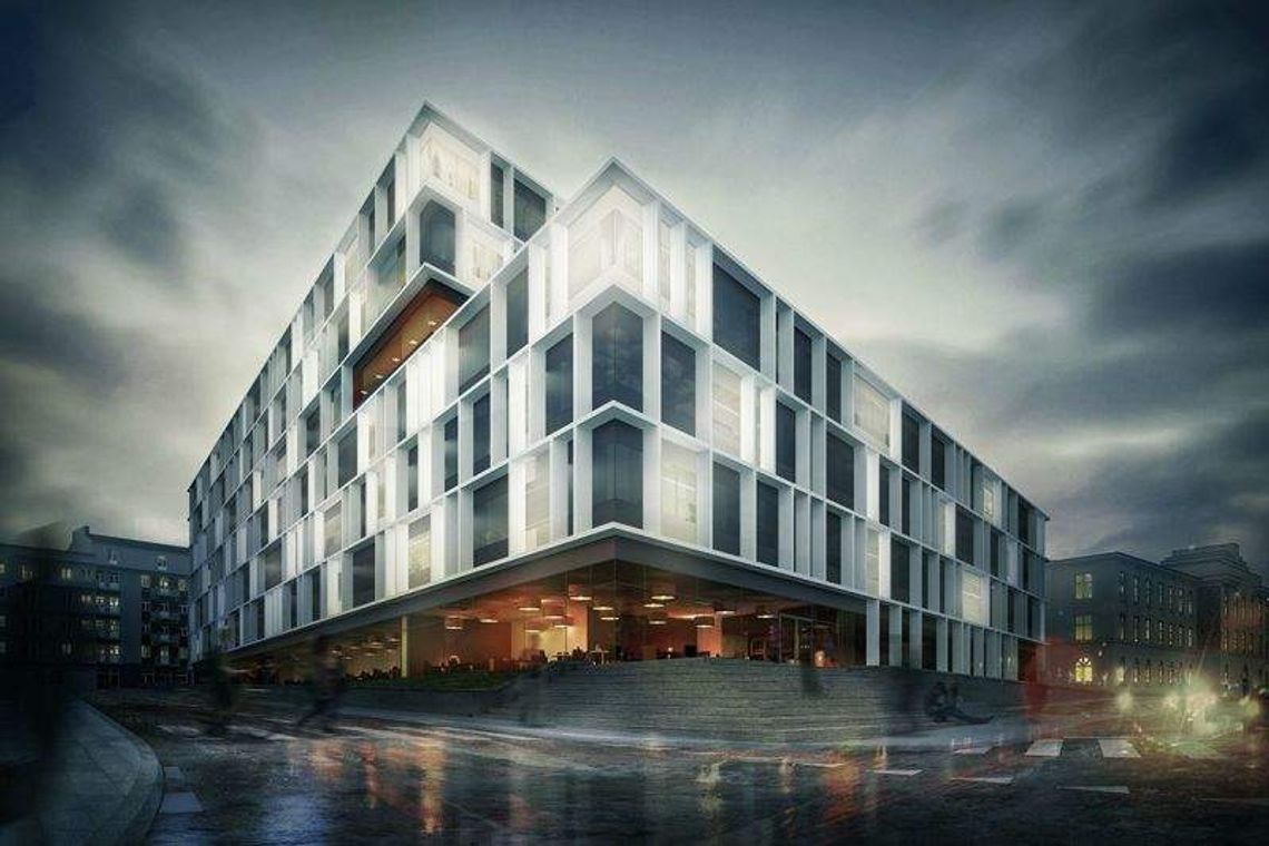 Elegancki biurowiec w miejscu Tektury w centrum Lublina. Oto propozycja