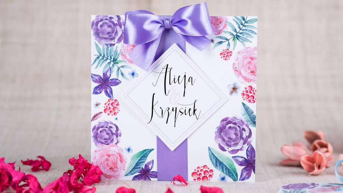 Eleganckie zaproszenie na ślub, czyli... jakie?