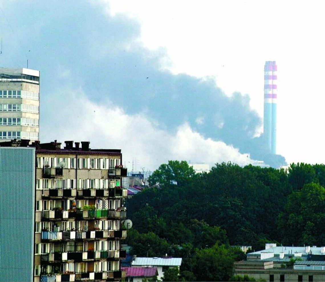 Elektrociepłownia w płomieniach