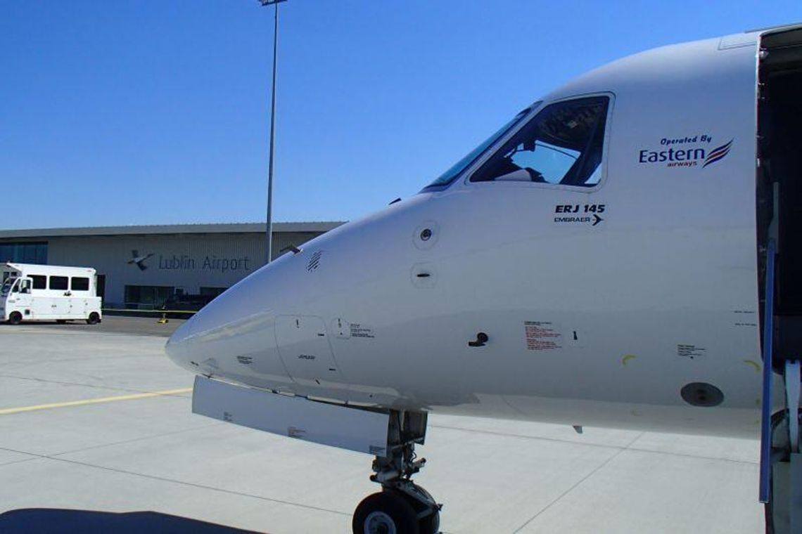 Embraer 145 wylądował na lotnisku Lublin 