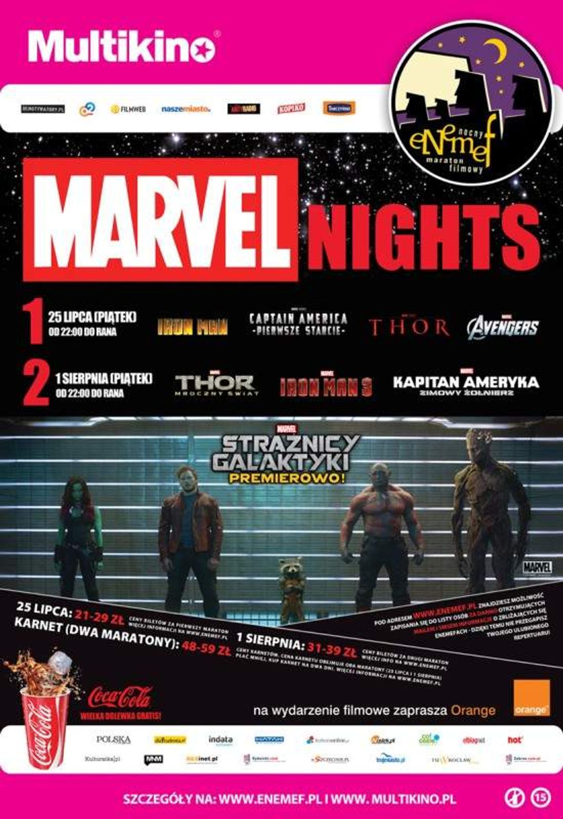 ENEMEF: Marvel Nights. Dwie noce z superbohaterami w Multikinie