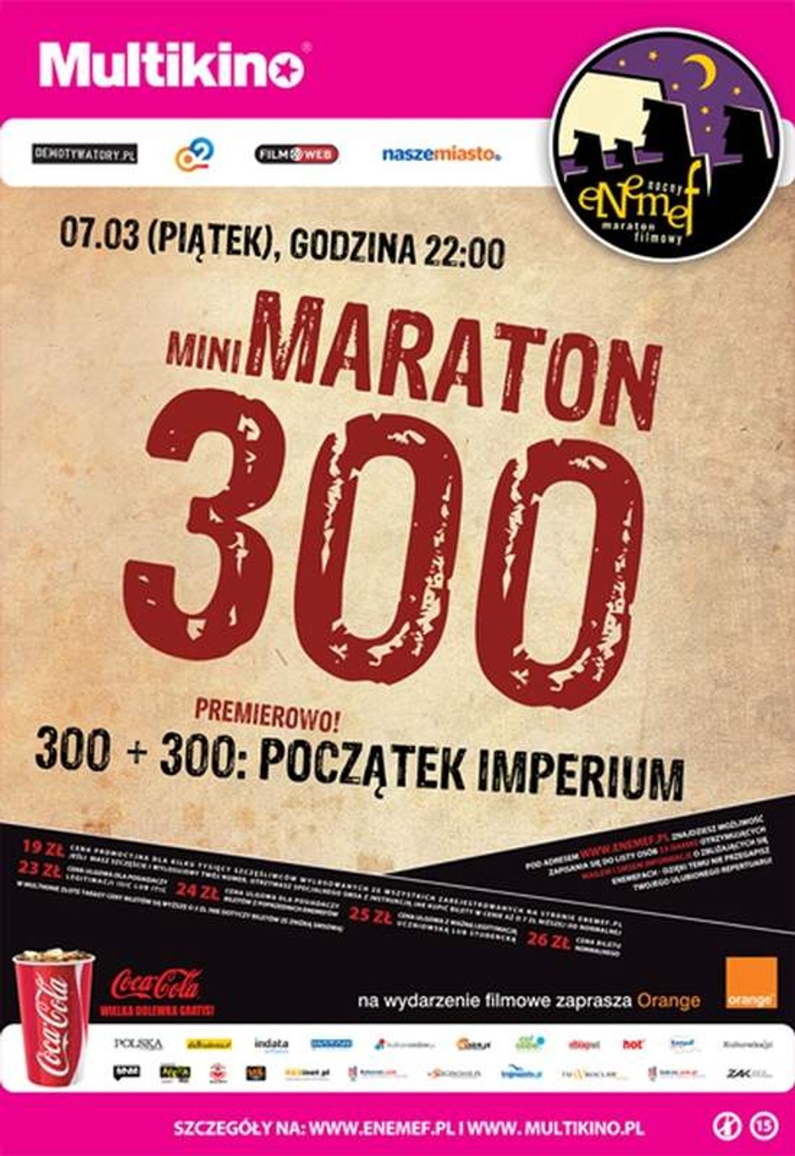 ENEMEF: Minimaraton 300 w Multikinie