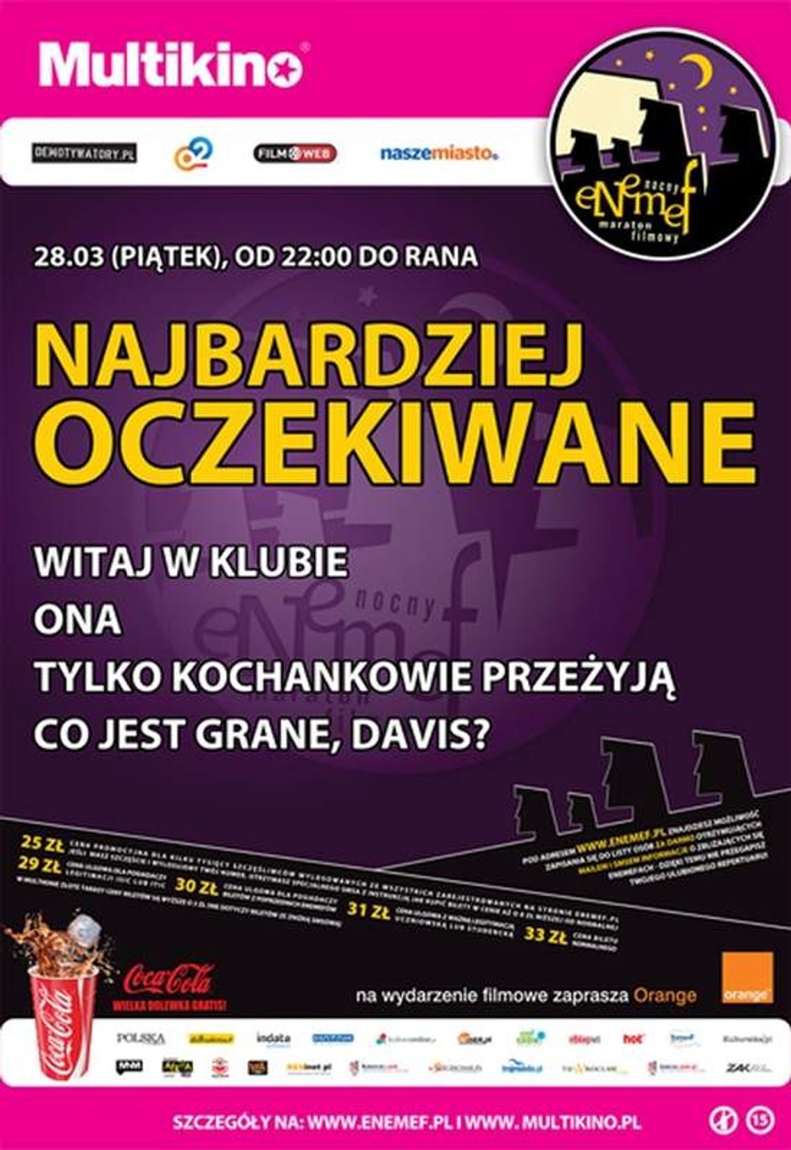 ENEMEF: Najbardziej Oczekiwane Filmy Wiosny w Multikinie