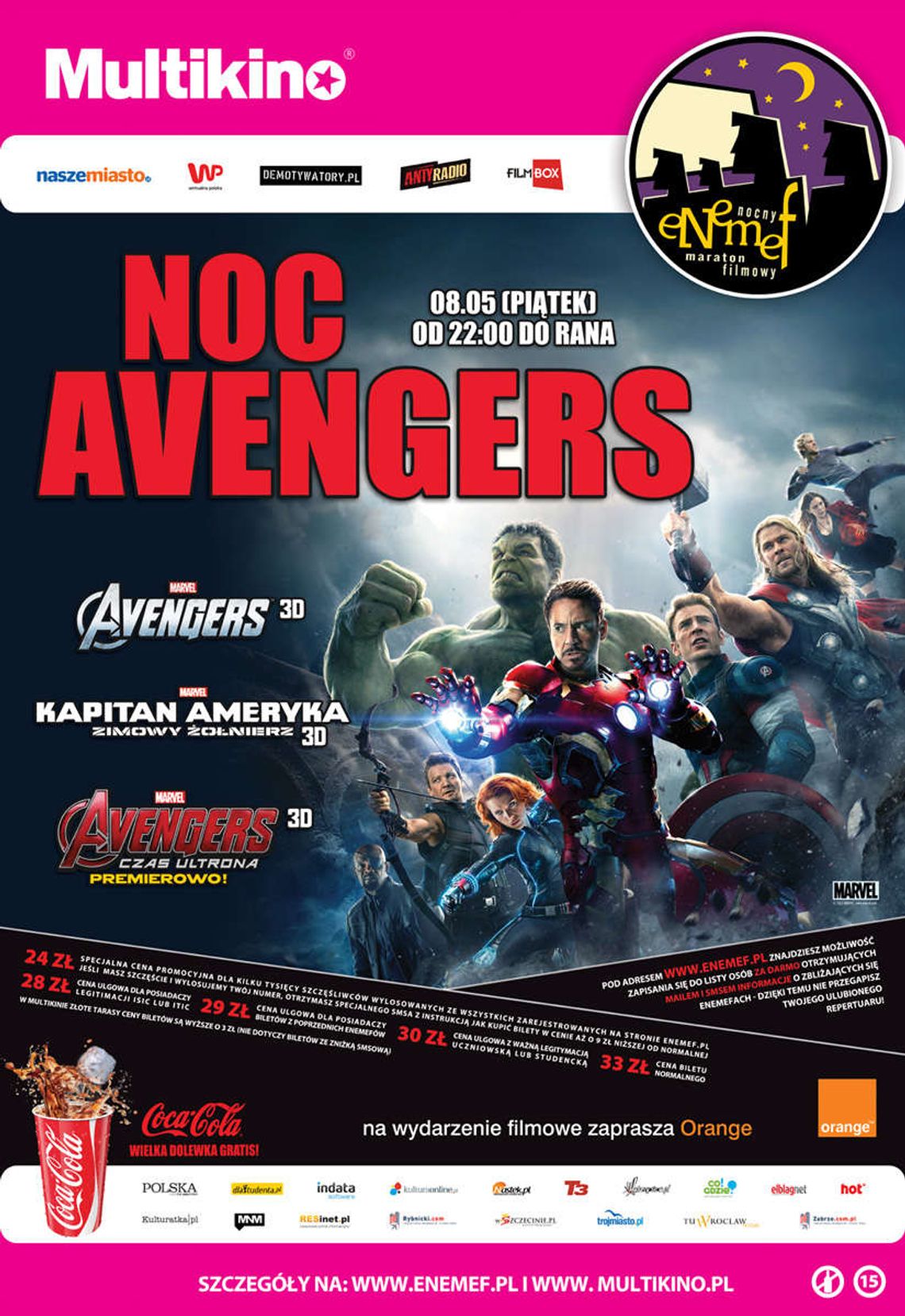 ENEMEF: Noc Avengers w Multikinie. Wygraj zaproszenia