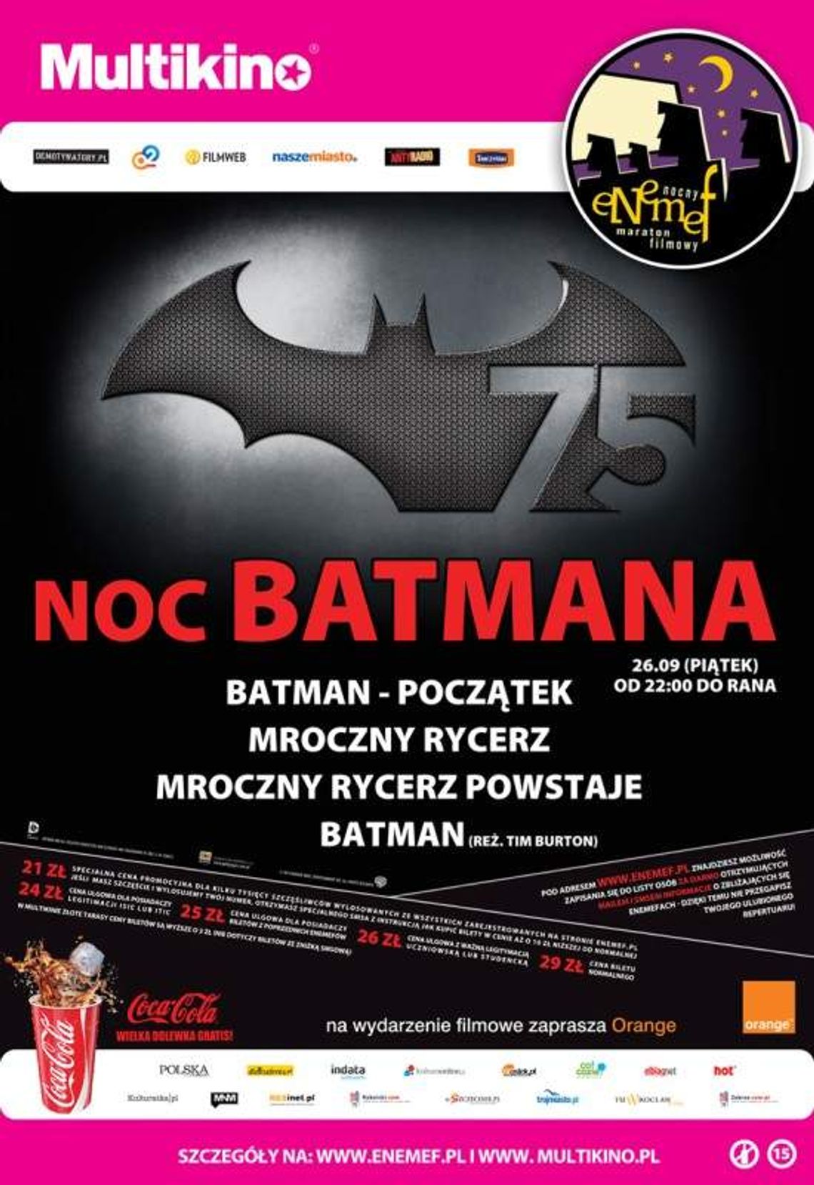 ENEMEF: Noc Batmana w Multikinie
