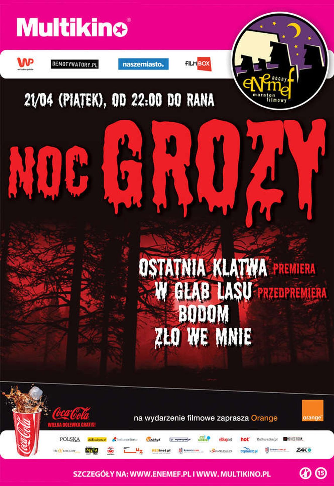 ENEMEF: Noc grozy w Multikinie