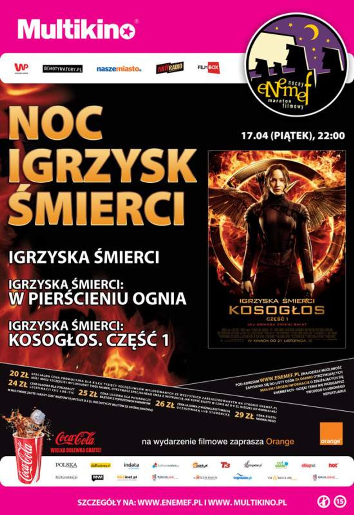 ENEMEF: Noc Igrzysk Śmierci w Multikinie