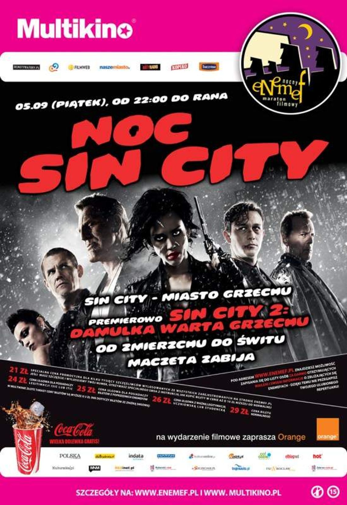 ENEMEF: Noc Sin City. Rodriguez i Tarantino w Multikinie