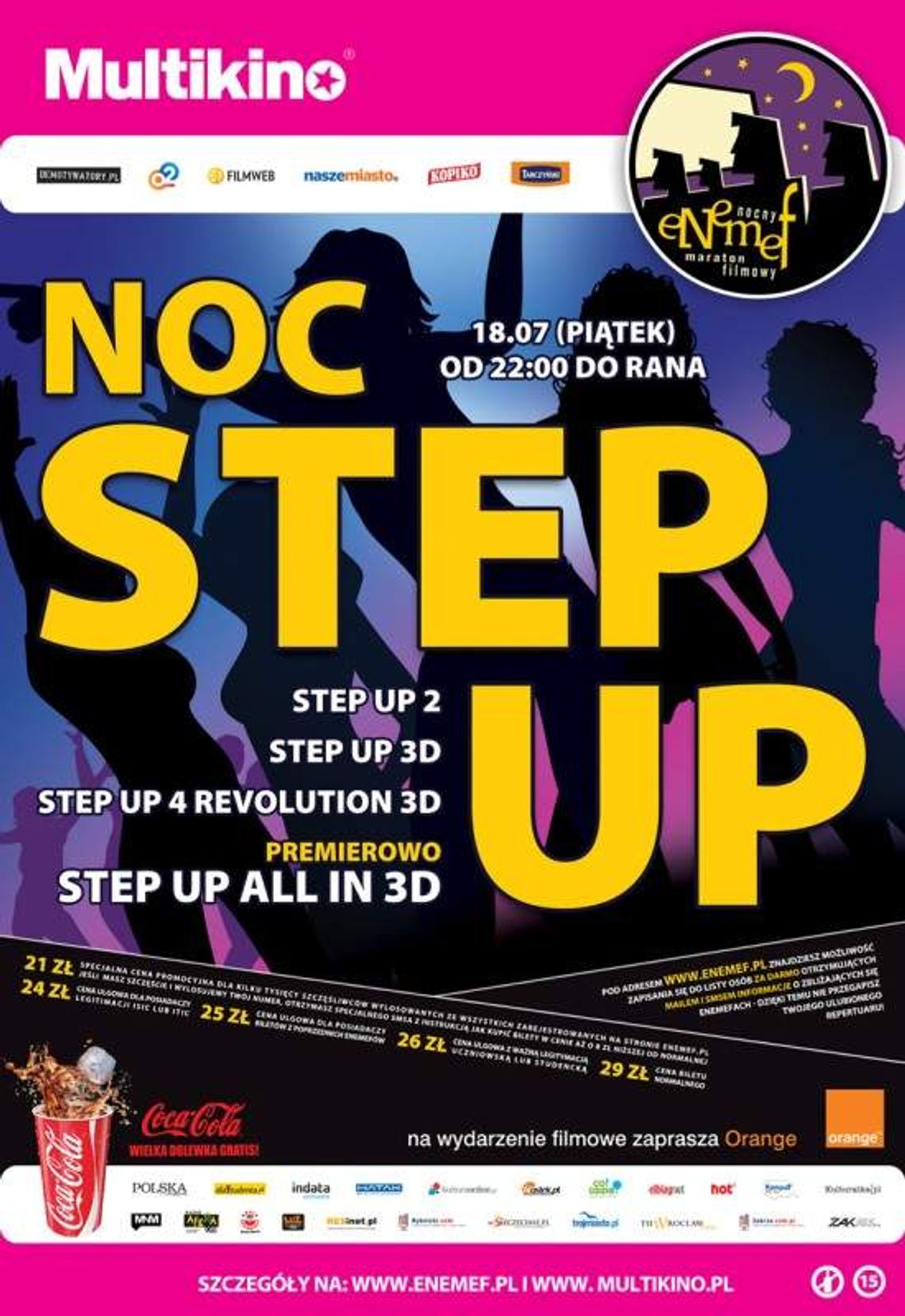 ENEMEF: Noc Step Up w Multikinie