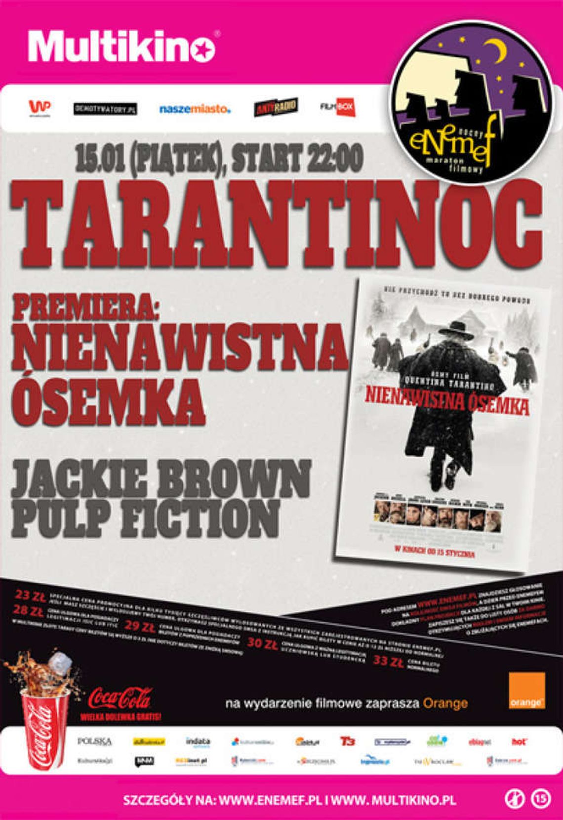 ENEMEF: "TarantiNoc" w Multikinie