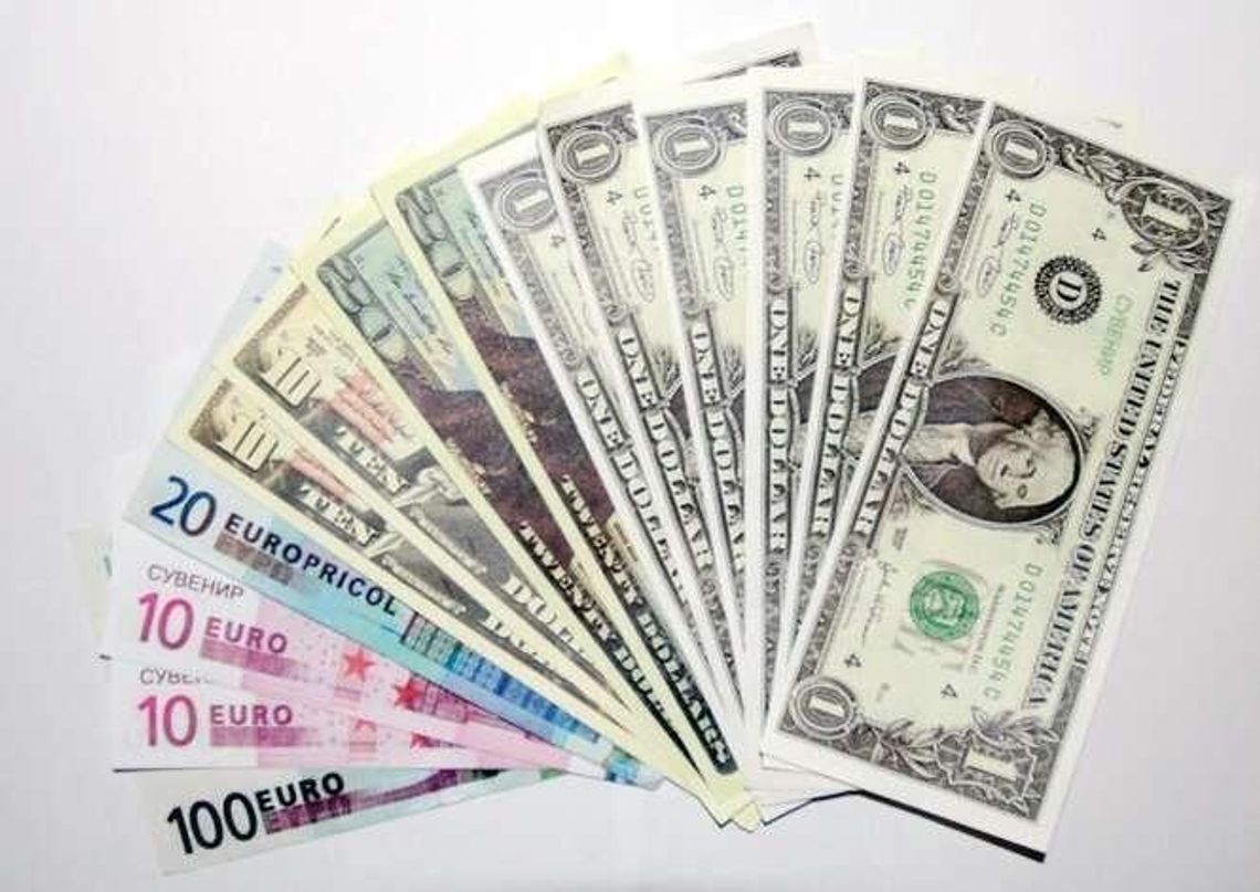 Euro i dolary... z drukarki. Pokazał je podczas odprawy