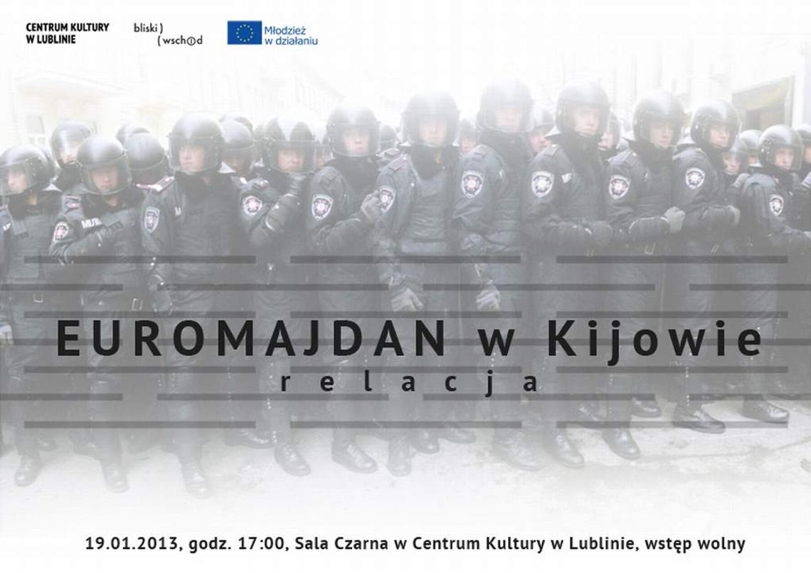 Euromajdan w Kijowie - spotkanie w CK