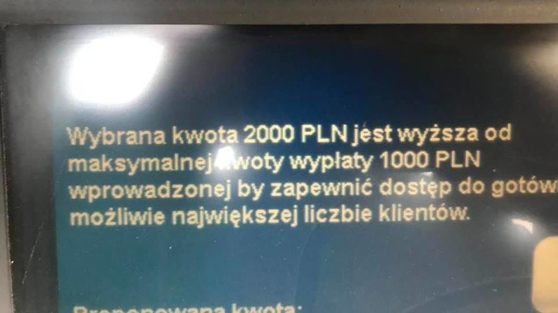 Euronet: Od 16 marca wprowadziliśmy limit jednorazowej wypłaty z bankomatów w wysokości 1000 zł Euronet: Od 16 marca wprowadziliśmy limit jednorazowej wypłaty z bankomatów w wysokości 1000 zł