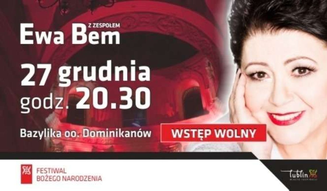 Ewa Bem w Lublinie. Koncert kolęd u Dominikanów