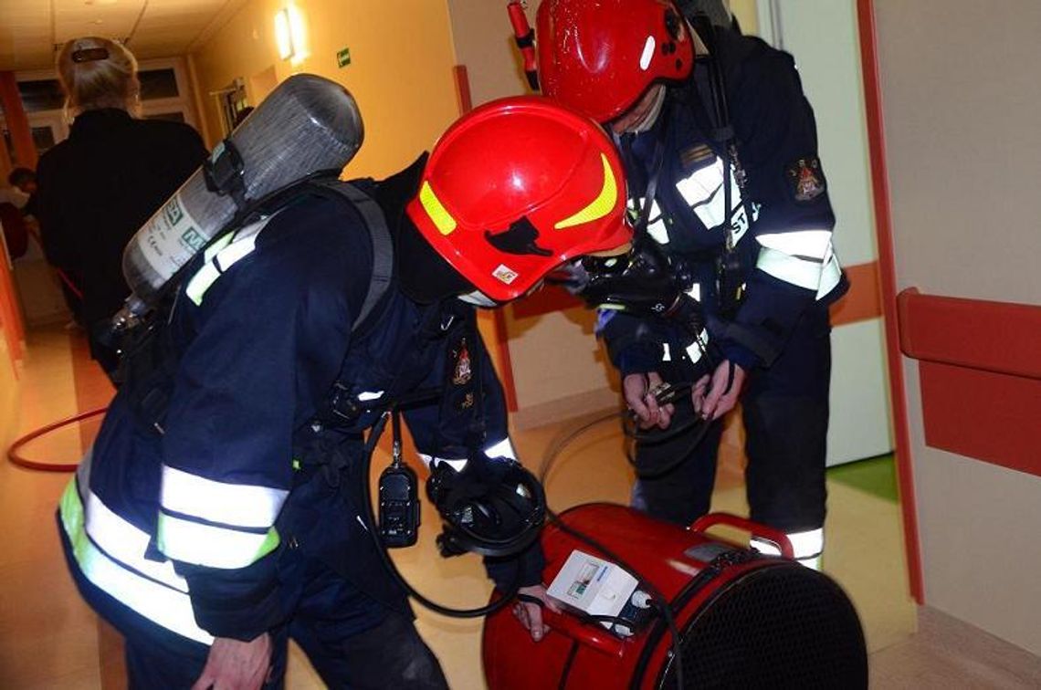 Ewakuacja na oddziale ginekologii - to tylko ćwiczenia