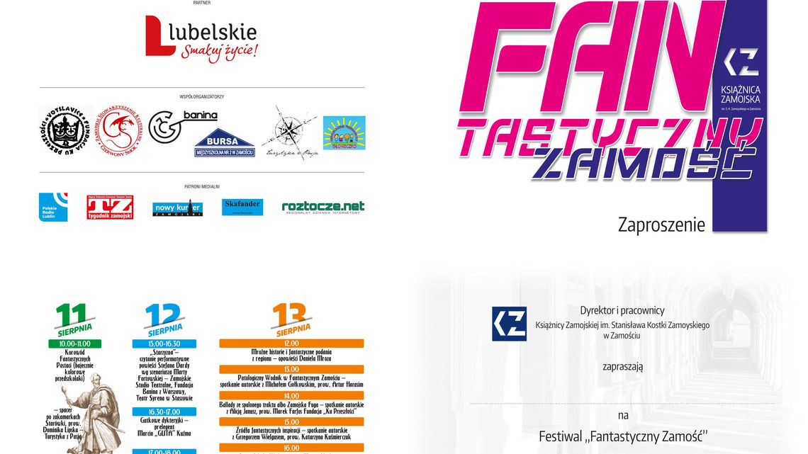 Fantastyczny festiwal fantastyki w Zamościu