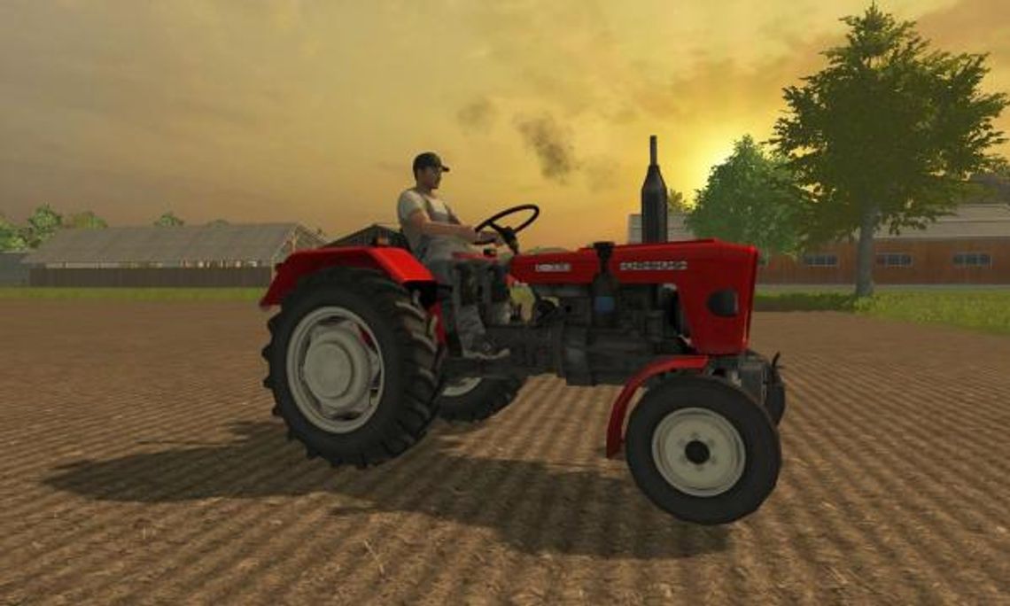Farming Simulator 2013: Dodatek Ursus. Traktory wyjeżdżają na pole